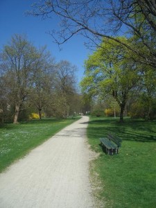 Münchens Radwege im Frühling