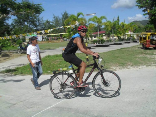 Bergamont Fahrrad beim Triathlon