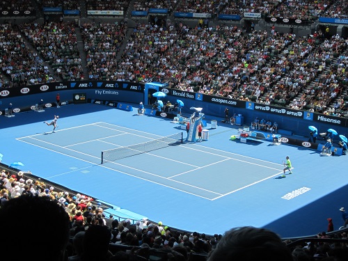 Simone Bolelli vs. Roger Federer, Australien Open 2015