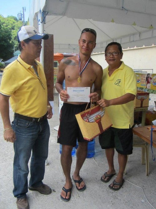 John Rueth, 4th Place Triathlon Jagna, Bohol