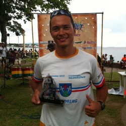 John Rueth, age-group winner Sandurot 113 Triathlon 2014