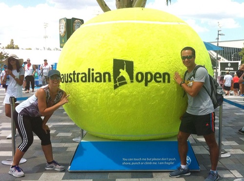 Live bei den Australian Open 2015